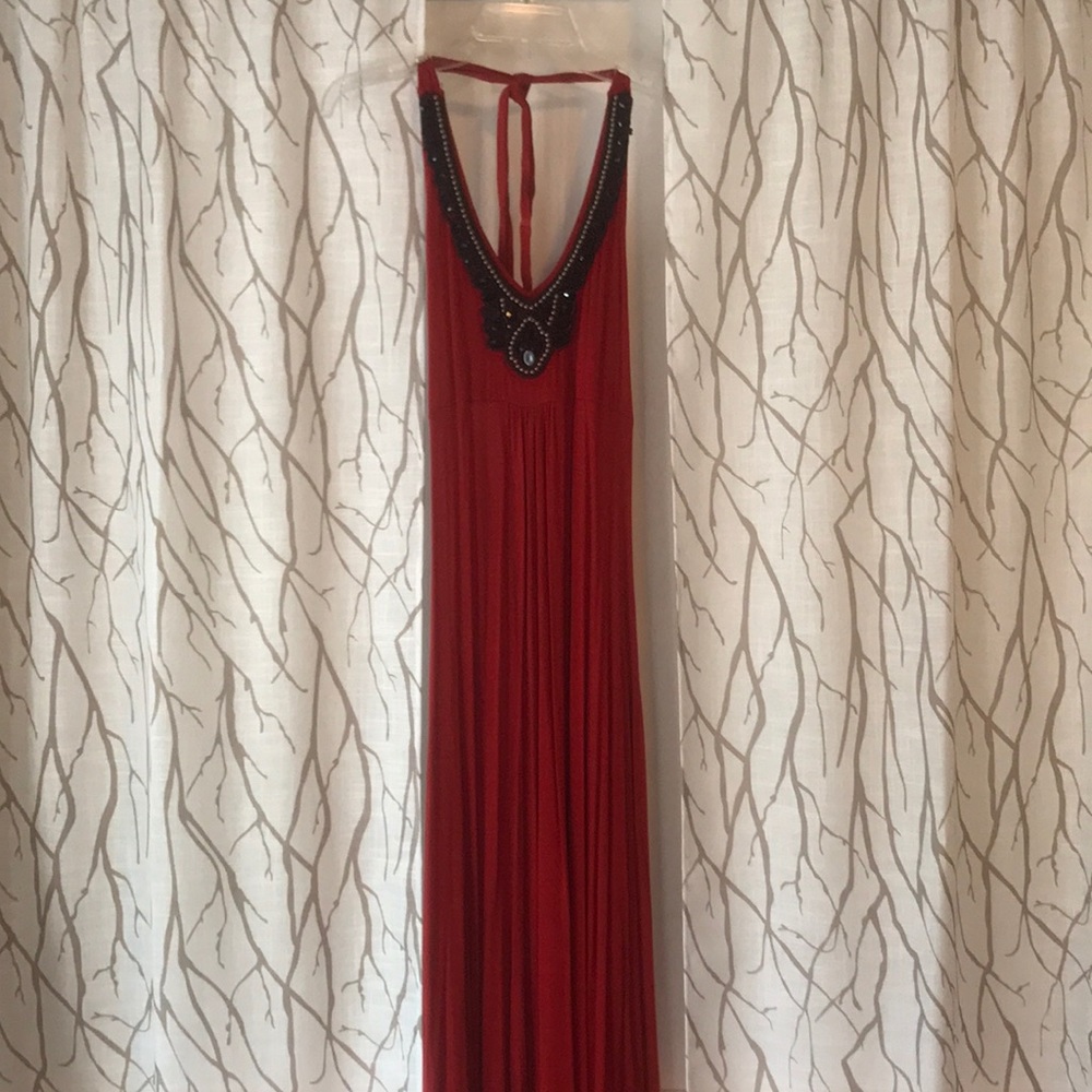 Halter maxi dress